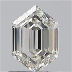 Picture of 0.72 Carats, L HEXAGONAL J Color, VVS2 Clarity and Certified by GIA