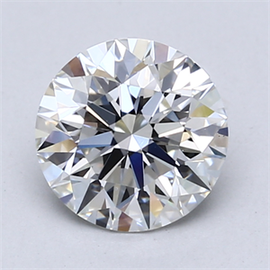 Picture of Lab Created Diamond 1.56 Carats, Round with Very Good Cut, E Color, VS2 Clarity and Certified by GIA