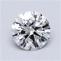 Del inventario de diamantes de laboratorio, 1.10 quilates, Redondo , Color F, claridad VS1 y certificado GIA