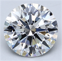 Del inventario de diamantes de laboratorio, 5.08 quilates, Redondo , Color E, claridad VS1 y certificado GIA