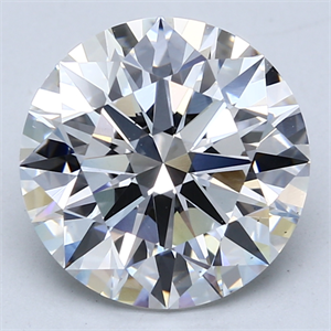 Picture of Lab Created Diamond 5.08 Carats, Round with Excellent Cut, E Color, VS1 Clarity and Certified by GIA