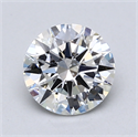 Lab Created Diamond 1.21 Carats, Round with Excellent Cut, E Color, VS1 Clarity and Certified by GIA