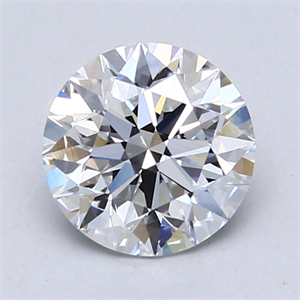 Picture of Lab Created Diamond 1.53 Carats, Round with Excellent Cut, E Color, VVS2 Clarity and Certified by GIA