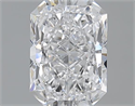 1.71 quilates, Radiante , Color D, claridad SI1 y certificado por GIA