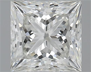 Picture of 1.01 Carats, Princess H Color, VVS1 Clarity and Certified by GIA