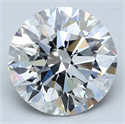 Lab Created Diamond 5.02 Carats, Round with Ideal Cut, D Color, VS1 Clarity and Certified by IGI