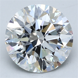 Picture of Lab Created Diamond 5.02 Carats, Round with Ideal Cut, D Color, VS1 Clarity and Certified by IGI