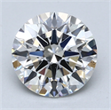 Del inventario de diamantes de laboratorio, 1.85 quilates, Redondo , Color F, claridad VS1 y certificado IGI