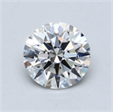 Del inventario de diamantes de laboratorio, 0.87 quilates, Redondo , Color D, claridad VVS2 y certificado IGI