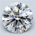 Del inventario de diamantes de laboratorio, 3.34 quilates, Redondo , Color E, claridad VS1 y certificado IGI