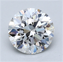 Lab Created Diamond 1.70 Carats, Round with Excellent Cut, E Color, VS1 Clarity and Certified by IGI