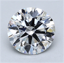 Del inventario de diamantes de laboratorio, 1.76 quilates, Redondo , Color F, claridad VVS2 y certificado IGI