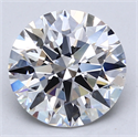 Del inventario de diamantes de laboratorio, 3.40 quilates, Redondo , Color F, claridad VS1 y certificado IGI