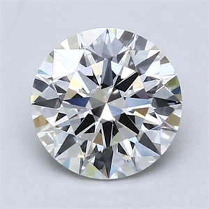 Picture of Lab Created Diamond 1.57 Carats, Round with Ideal Cut, E Color, VS1 Clarity and Certified by IGI