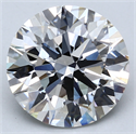 Del inventario de diamantes de laboratorio, 4.46 quilates, Redondo , Color G, claridad VS2 y certificado IGI