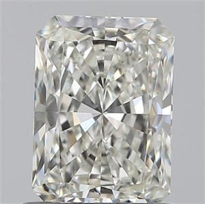 Picture of 0.91 Carats, Radiant J Color, SI1 Clarity and Certified by GIA