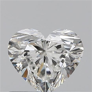 Picture of 0.50 Carats, Heart H Color, SI1 Clarity and Certified by GIA