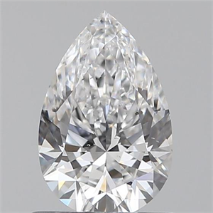 Picture of 0.70 Carats, Pear D Color, SI1 Clarity and Certified by GIA