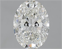 1.20 Carats, Oval H Color, I1 Clarity and Certified by GIA