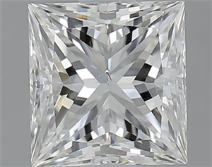 Picture of 1.01 Carats, Princess I Color, SI1 Clarity and Certified by GIA