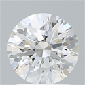 Lab Created Diamond 1.85 Carats, Round with Excellent Cut, E Color, VVS2 Clarity and Certified by IGI