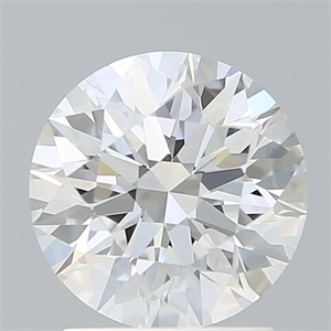 Picture of Lab Created Diamond 1.85 Carats, Round with Excellent Cut, E Color, VVS2 Clarity and Certified by IGI