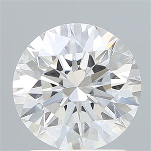 Picture of Lab Created Diamond 1.89 Carats, Round with Ideal Cut, E Color, VVS2 Clarity and Certified by IGI