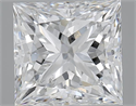 3.01 Carats, Princess D Color, SI1 Clarity and Certified by GIA