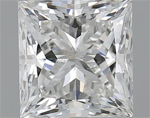 Picture of 1.70 Carats, Princess H Color, SI2 Clarity and Certified by GIA