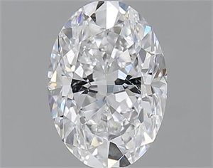 Picture of 1.00 Carats, Oval D Color, SI2 Clarity and Certified by GIA