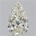 0.90 Carats, Pear L Color, SI1 Clarity and Certified by GIA