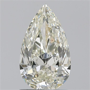 Picture of 0.90 Carats, Pear L Color, SI1 Clarity and Certified by GIA