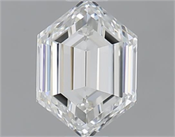 Picture of 0.51 Carats, L HEXAGONAL H Color, VVS2 Clarity and Certified by GIA