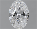0.80 quilates, Ovalado , Color D, claridad VVS2 y certificado por GIA