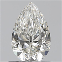 0.61 Carats, Pear I Color, SI1 Clarity and Certified by GIA