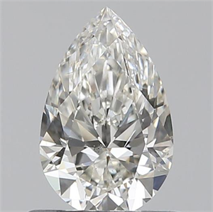 Picture of 0.61 Carats, Pear I Color, SI1 Clarity and Certified by GIA