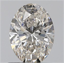 0.70 Carats, Oval J Color, VS2 Clarity and Certified by GIA