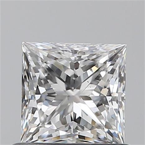 Picture of 0.70 Carats, Princess E Color, VS2 Clarity and Certified by GIA