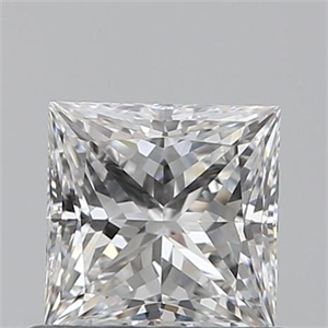 Picture of 0.61 Carats, Princess F Color, VVS1 Clarity and Certified by GIA