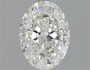Picture of 1.70 Carats, Oval J Color, SI2 Clarity and Certified by GIA