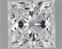 1.51 Carats, Princess G Color, VS2 Clarity and Certified by GIA
