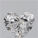 0.50 Carats, Heart E Color, VS1 Clarity and Certified by GIA
