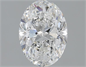 1.50 Carats, Oval F Color, SI2 Clarity and Certified by GIA