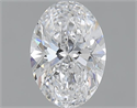 1.00 Carats, Oval D Color, SI2 Clarity and Certified by GIA