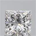0.80 quilates, Princesa , Color F, claridad VS1 y certificado por GIA