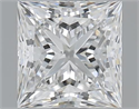 1.01 Carats, Princess F Color, VS2 Clarity and Certified by GIA