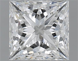 Picture of 1.50 Carats, Princess G Color, SI1 Clarity and Certified by GIA