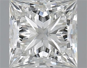 Picture of 1.50 Carats, Princess I Color, SI1 Clarity and Certified by GIA