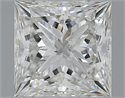 1.50 Carats, Princess I Color, SI2 Clarity and Certified by GIA