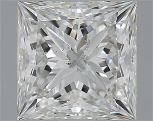Picture of 1.50 Carats, Princess I Color, SI2 Clarity and Certified by GIA